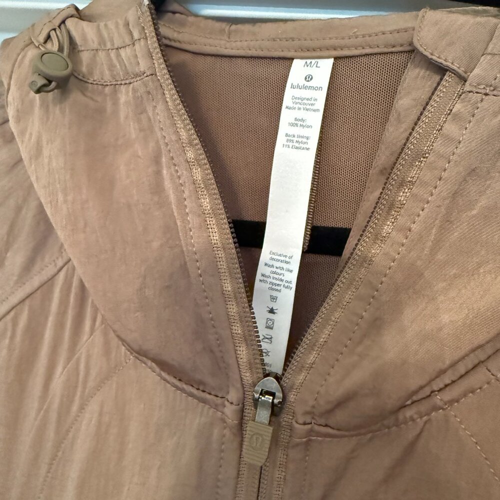 Lululemon - Seek Vistas 1/2 Zip Jacket - Frontier - Size M/L - Picture 8 of 8